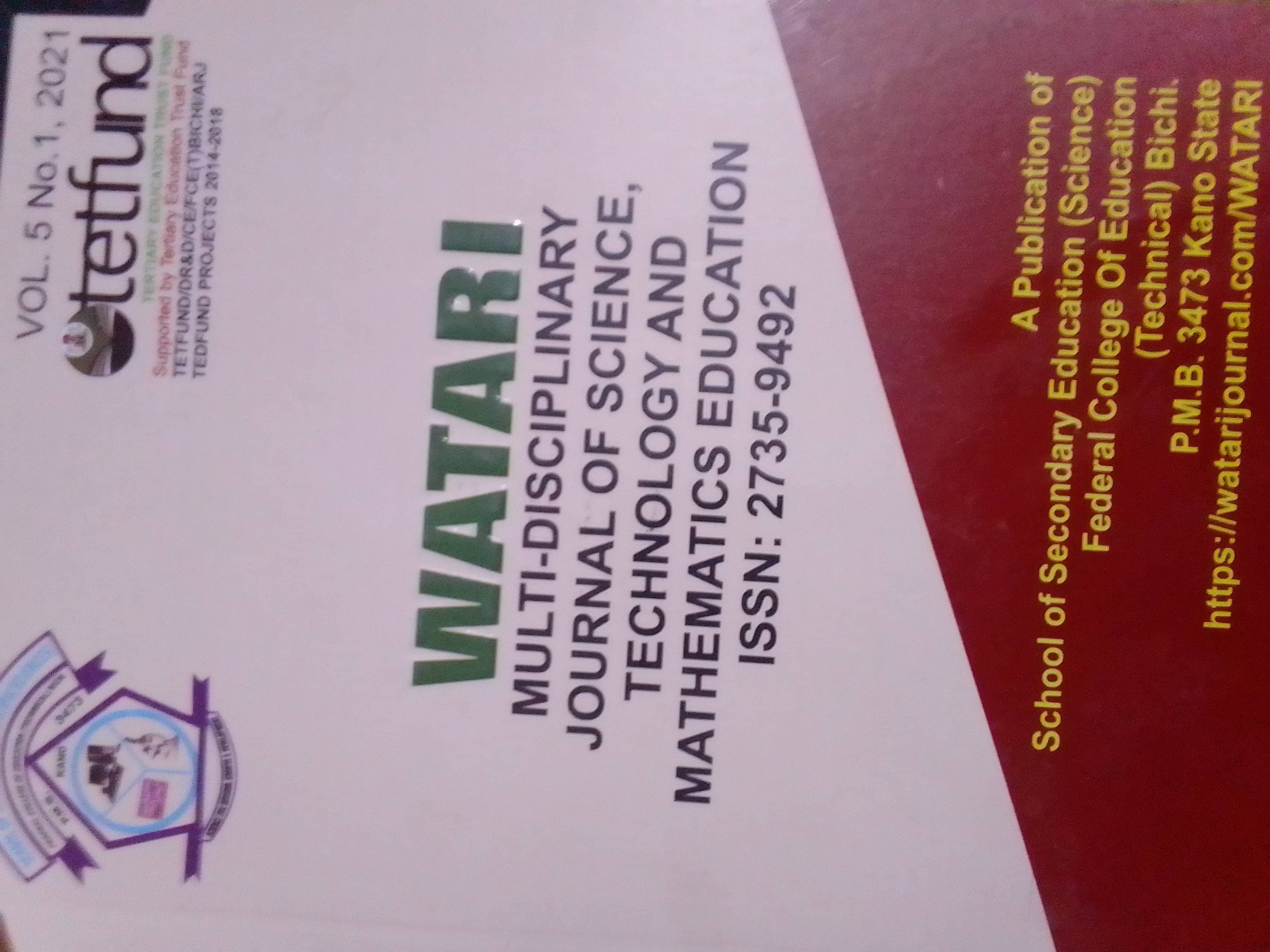 TETFUND SECOND SPONSORED